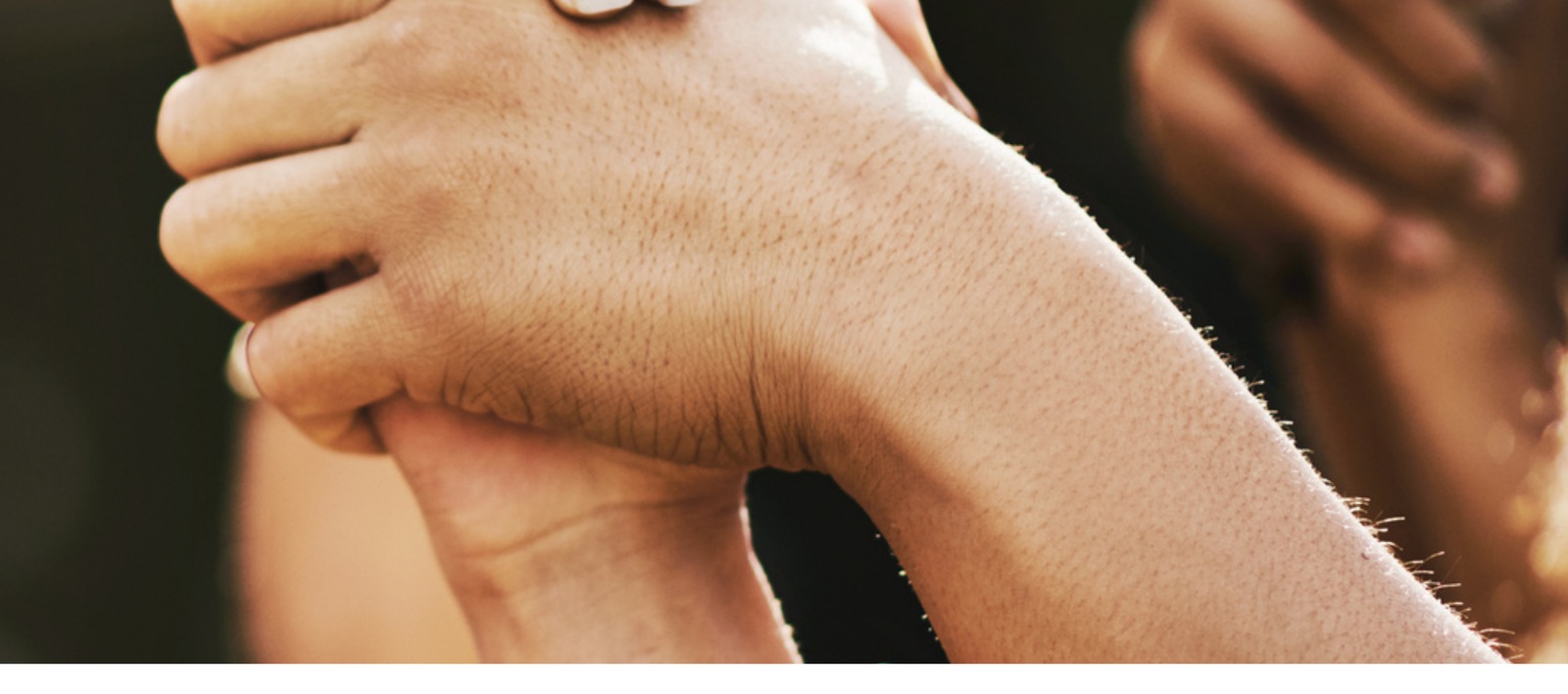 People showing supportive connection in a community services setting
